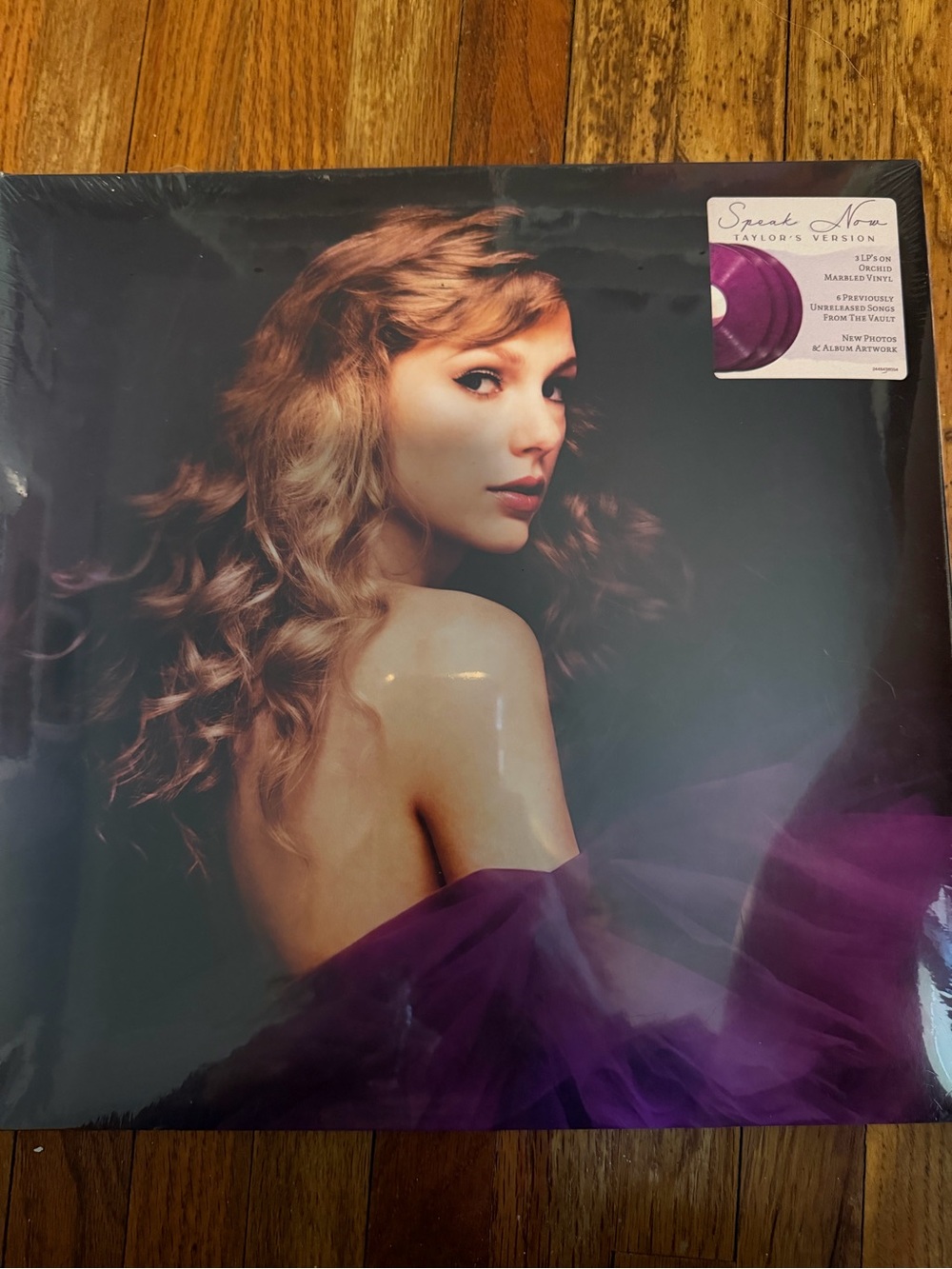 Taylor Swift Speak Now Album Cover Vinyl - Purple Accents
